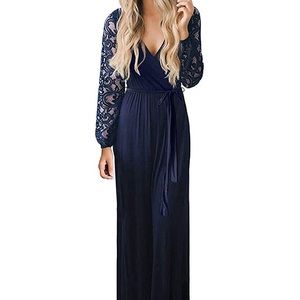 Perfect Holiday Navy Dress